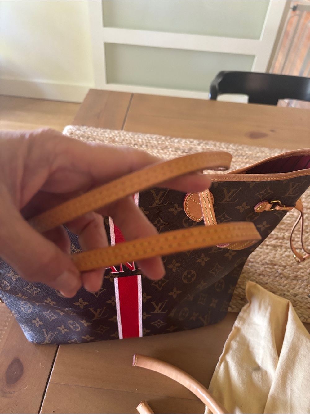 Louis Vuitton Brown Neverfull MM Tote - Picture 14 of 17
